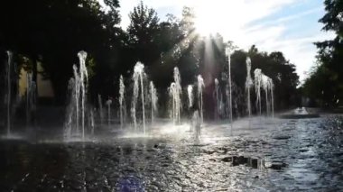 akşam Çeşmede. Podebrady, Çek Cumhuriyeti