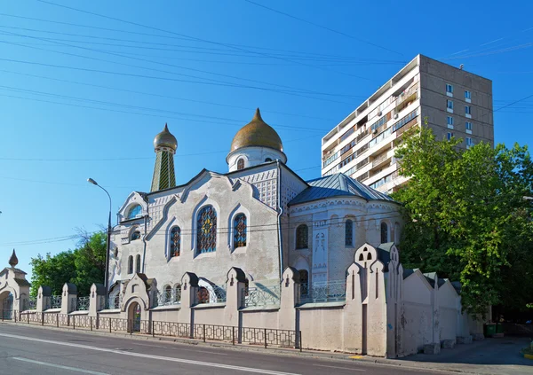 Igreja da Intercessão dos Velhos Crentes. Moscou, Rússia . — Fotografia de Stock