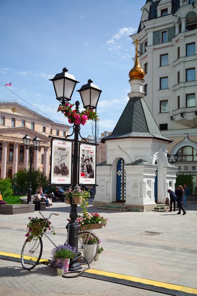 Moskau, russland - 8. Mai 2014: vorbereitung auf den siegtag in moskau. — Stockfoto