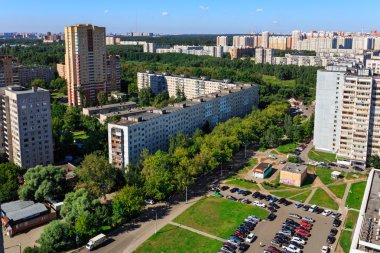 Panoramik şehir Balashikha Moscow region, Rusya Federasyonu.