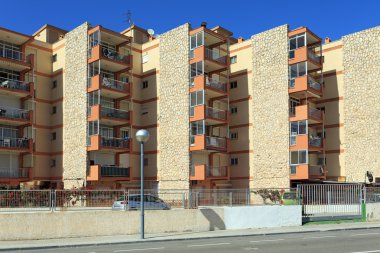 La Pineda / İspanya - 15 Mayıs 2015. Modern otel, şehir La Pineda, İspanya.