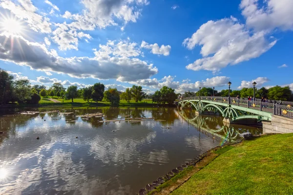 Park Tsaritsino in summer. Moscow, Russia. — Stock Photo, Image