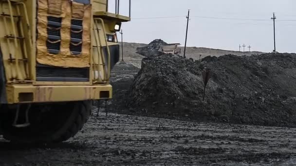 Dump Truck trasporta minerale . — Video Stock