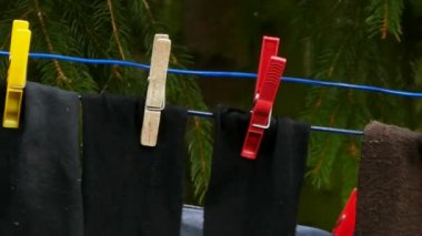 Clothesline ipi elbise mandal çorap