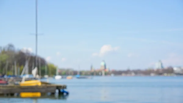 Bulanık un odaklı Gölü sahne pozlanmış