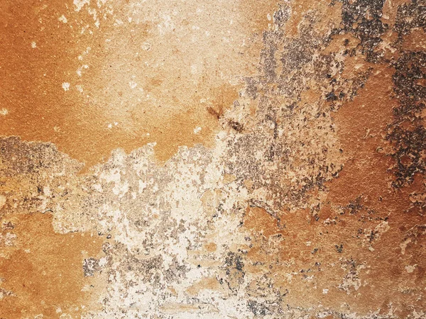 Texture Vecchia Parete Rustica Ricoperta Stucco Marrone Sfondo — Foto Stock