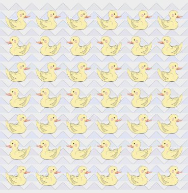 ördekler ile vektör desen