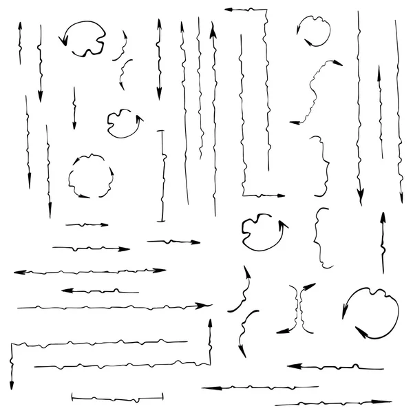 Ручные рисованные арвовы — стоковый вектор
