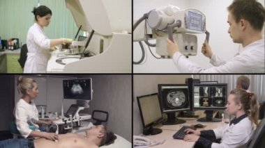 Kolaj klinik personeli ile video klipler