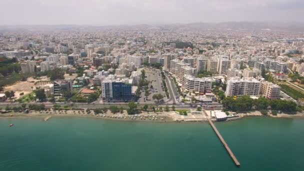 2 βολές πόλη Λεμεσός στην Κύπρο — Αρχείο Βίντεο