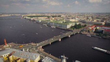 Havadan görünümü St. Petersburg Merkezi