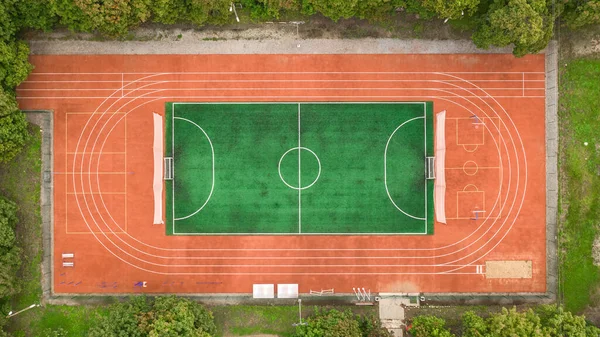 Luftaufnahme des kleinen Stadions — Stockfoto