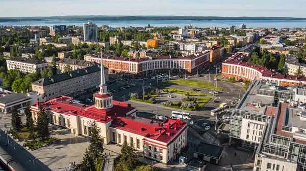 Petrozavodsk şehrinin manzarası