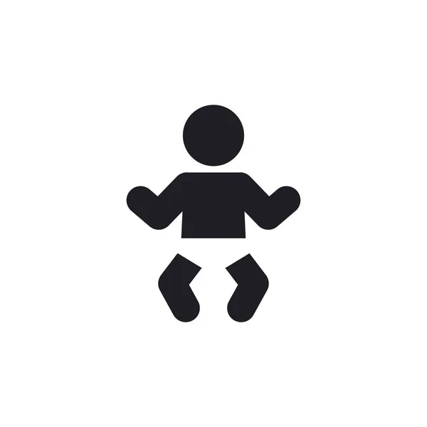 Signo Abstracto Bebé Ilustración Vectorial Aislada — Vector de stock