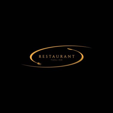 Benzersiz ve lüks restoran logosu tasarımı 2
