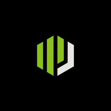 M J harfleri logo tasarımı modern ve profesyonel.