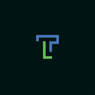 Basit ve modern bir TL logo tasarımı