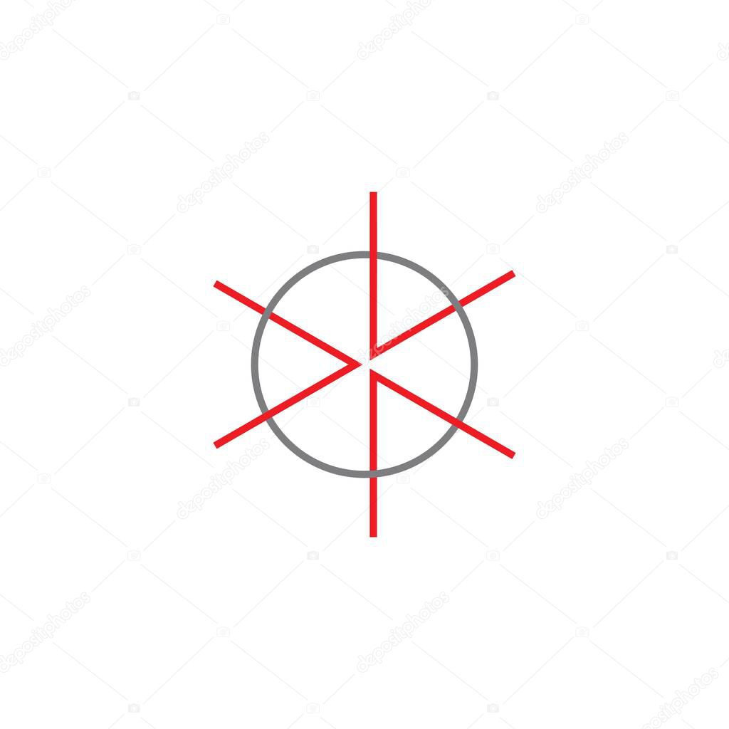 Modern and unique AAA letter initials logo design 1
