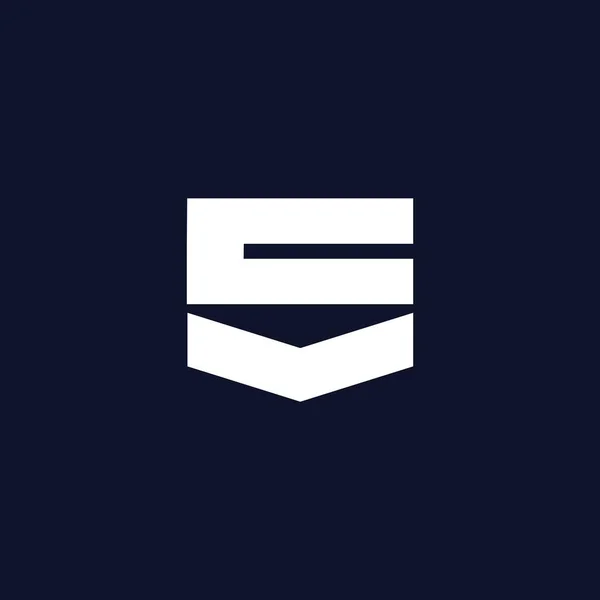 Moderne Elegante Letter Initialen Logo Ontwerp — Stockvector