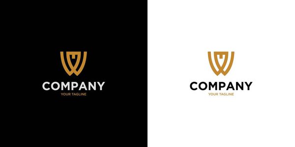 Современный и элегантный логотип букв WM 