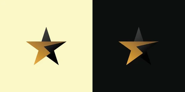 Современный Крутой Логотип Звезды — стоковый вектор
