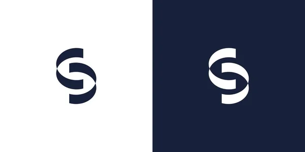 Moderne Elegante Letter Initialen Logo Design — Stockvector