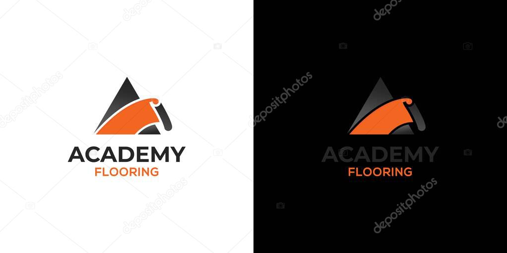 Modern and elegant carpet company logo design