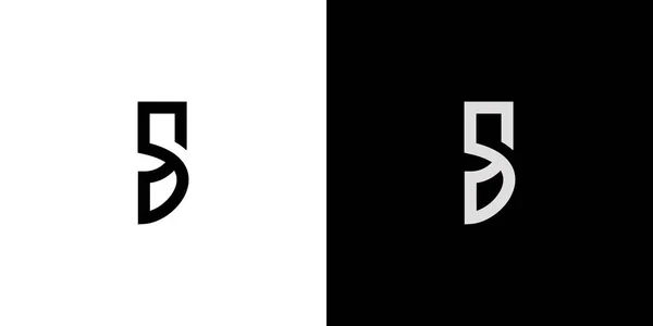 Απλός Και Μοντέρνος Σχεδιασμός Λογότυπου — Διανυσματικό Αρχείο