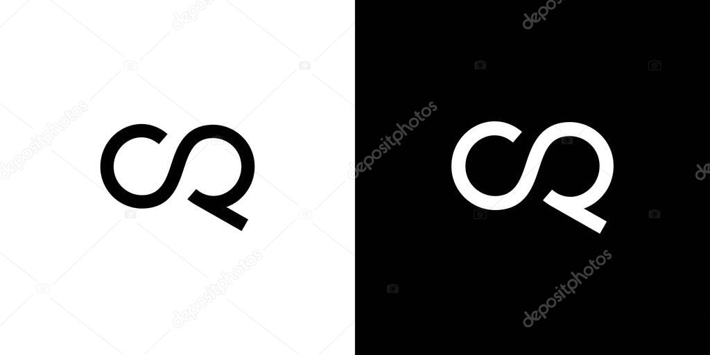 Simple and modern CP initials logo design