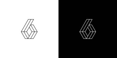 Modern ve profesyonel 6 harfli logo tasarımı