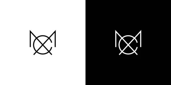 Moderne Sophistiqué Lettre Initiales Logo Design — Image vectorielle