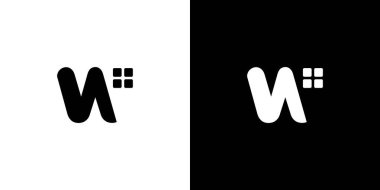 W ilk pencere logosu benzersiz ve modern.