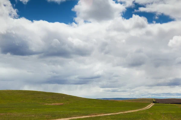 Road stretches into the distance — Stock Photo, Image