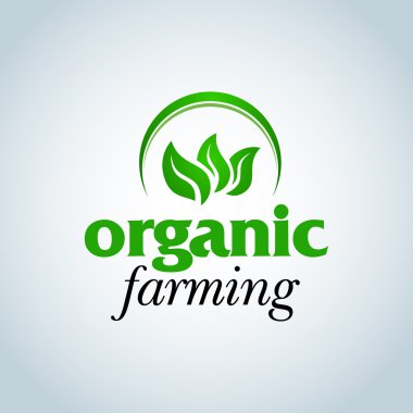 Yeşil Organik tarım logosu 