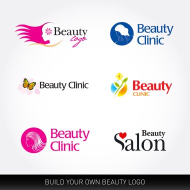 Beauty Fashion Spa Logos 