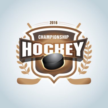 Hokey spor takımı logotipi 