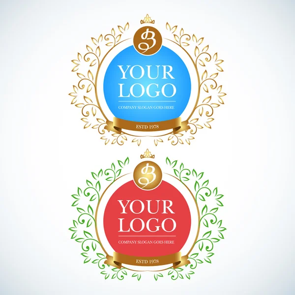 Boutique Luxury Vintage Logos. — ストックベクタ