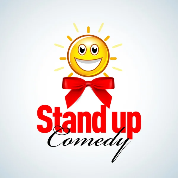 Stand up Comedy Logo — Stockvektor