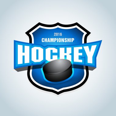 Hokey spor takımı logotipi 