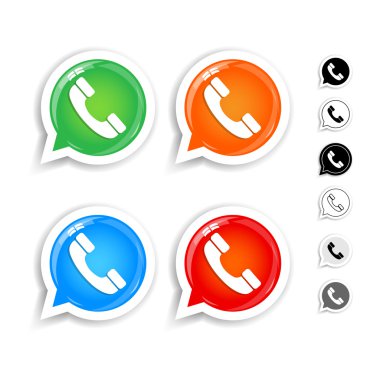 Konuşma balonu telefon yakışıklı