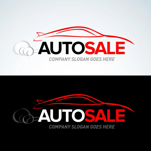 Automatické logo, logotyp auta — Stockový vektor