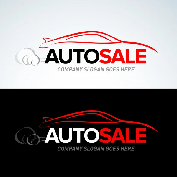 Logo auto, logotipo auto — Vettoriale Stock