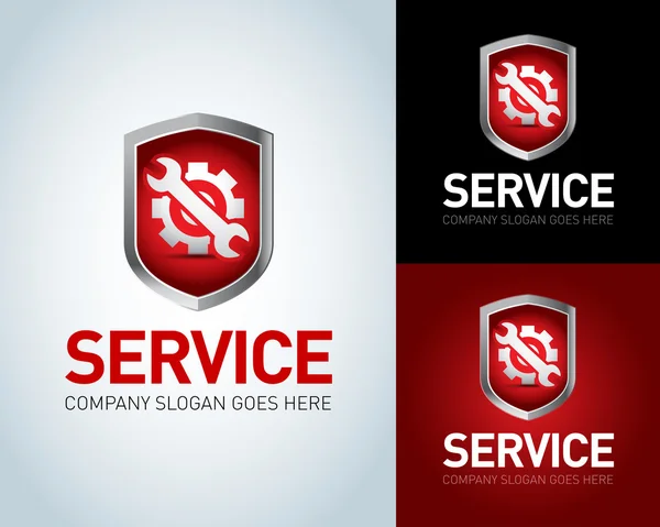 Servis logo şablonu, hizmeti simgelerini