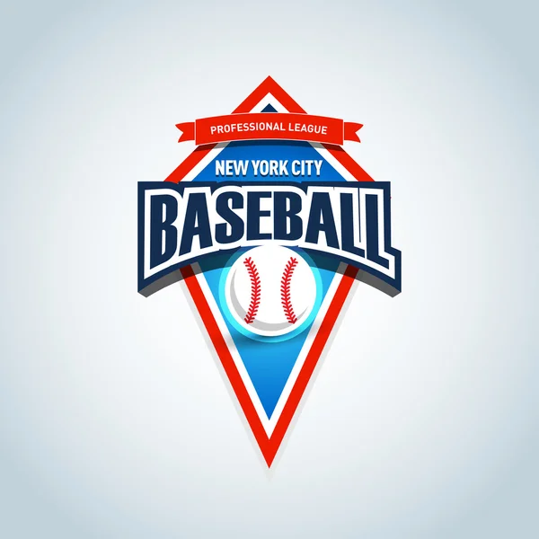 Modèle de logo de l'équipe de baseball — Image vectorielle