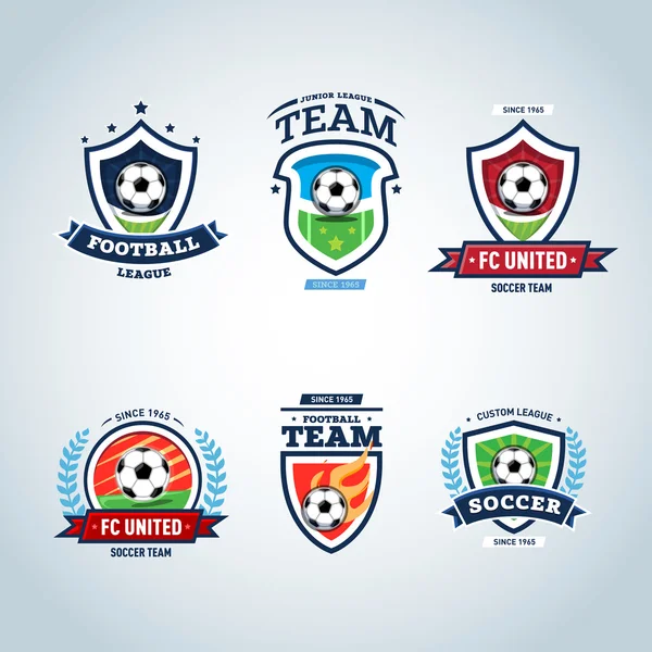 Logo du football. Logo football — Image vectorielle