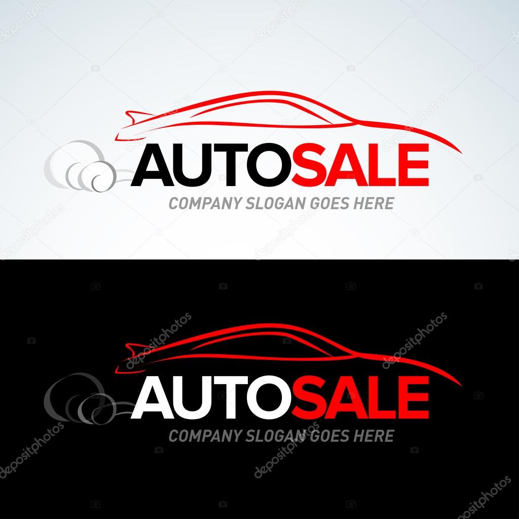 Auto logo, car logotype - car service and repair, vector set. Car logo. Isolated auto theme logo