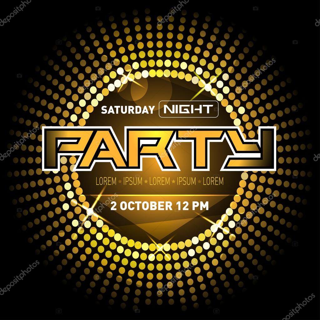 Party Disco Club Flyer Template Stock Vector Image By C Ideasign Party Disco Club Flyer Template Stock Vector Image By C Ideasign