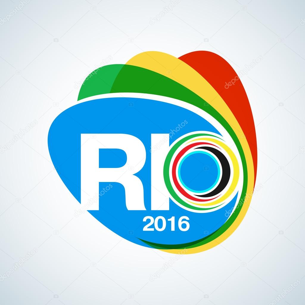 Logo of the 2016 Summer Olympic Games vector illustration