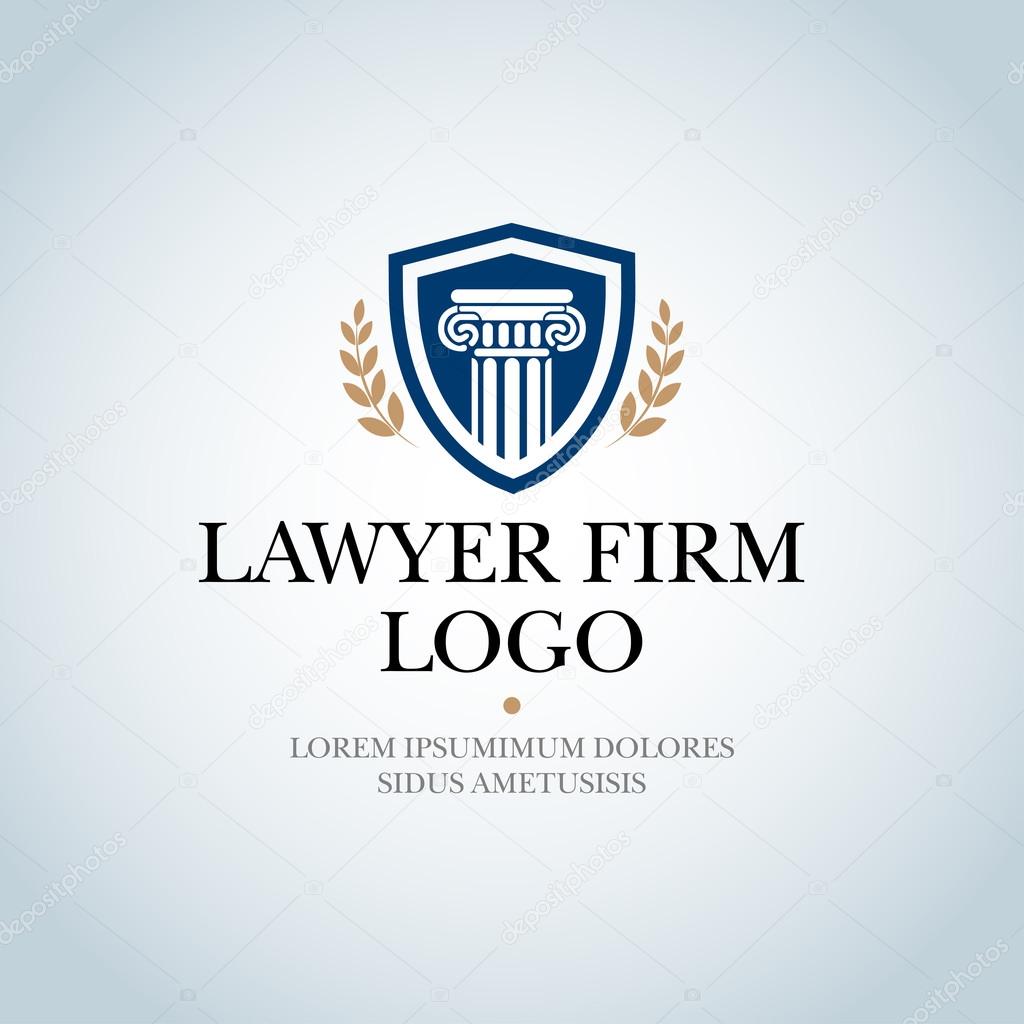 Law Firm,Law Office, Lawyer services, Vector logo template