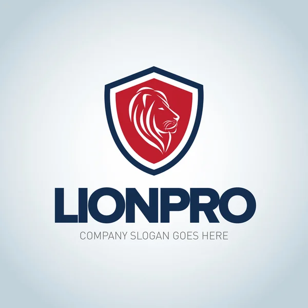 Lionpro vállalat jele — Stock Vector